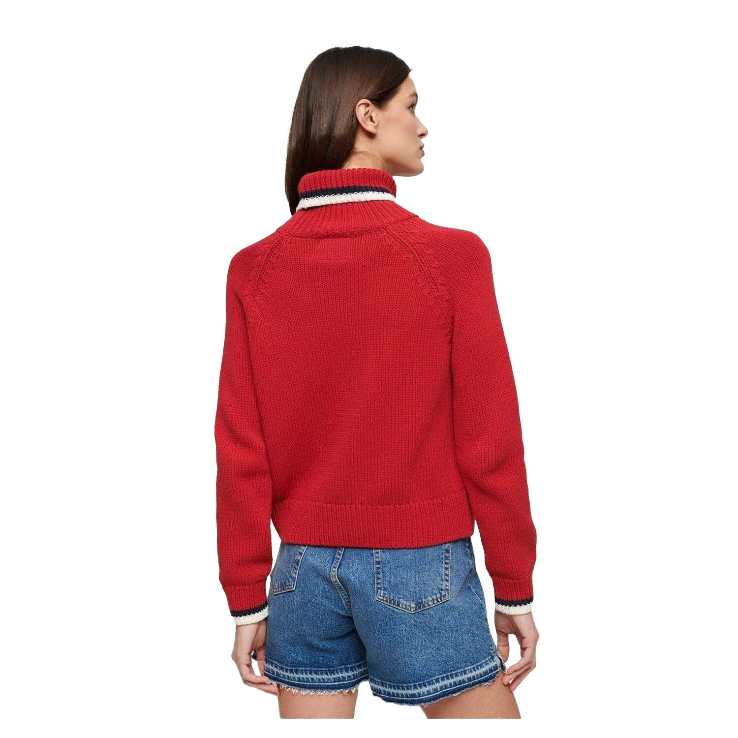 Sweat Motif/style Drapeau Des ÉtatsUnis Femme (Rouge) 2/4