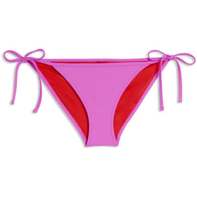 Zwembroek puma swim side tie, roze, dames