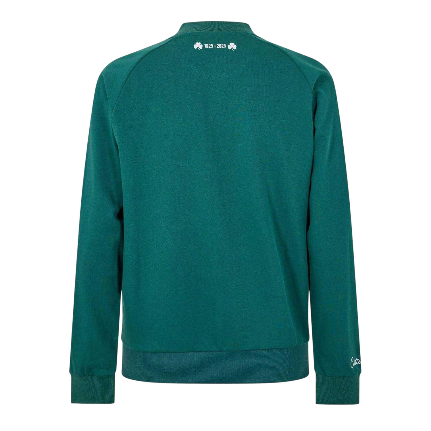 Mens 1925 Retro Track Jacket (Green/White) 2/2