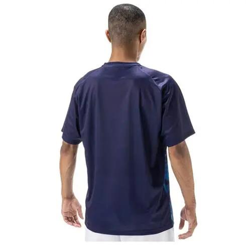 Tricou badminton ctym003341118 cu mânecă scurtă albastru bărbătesc