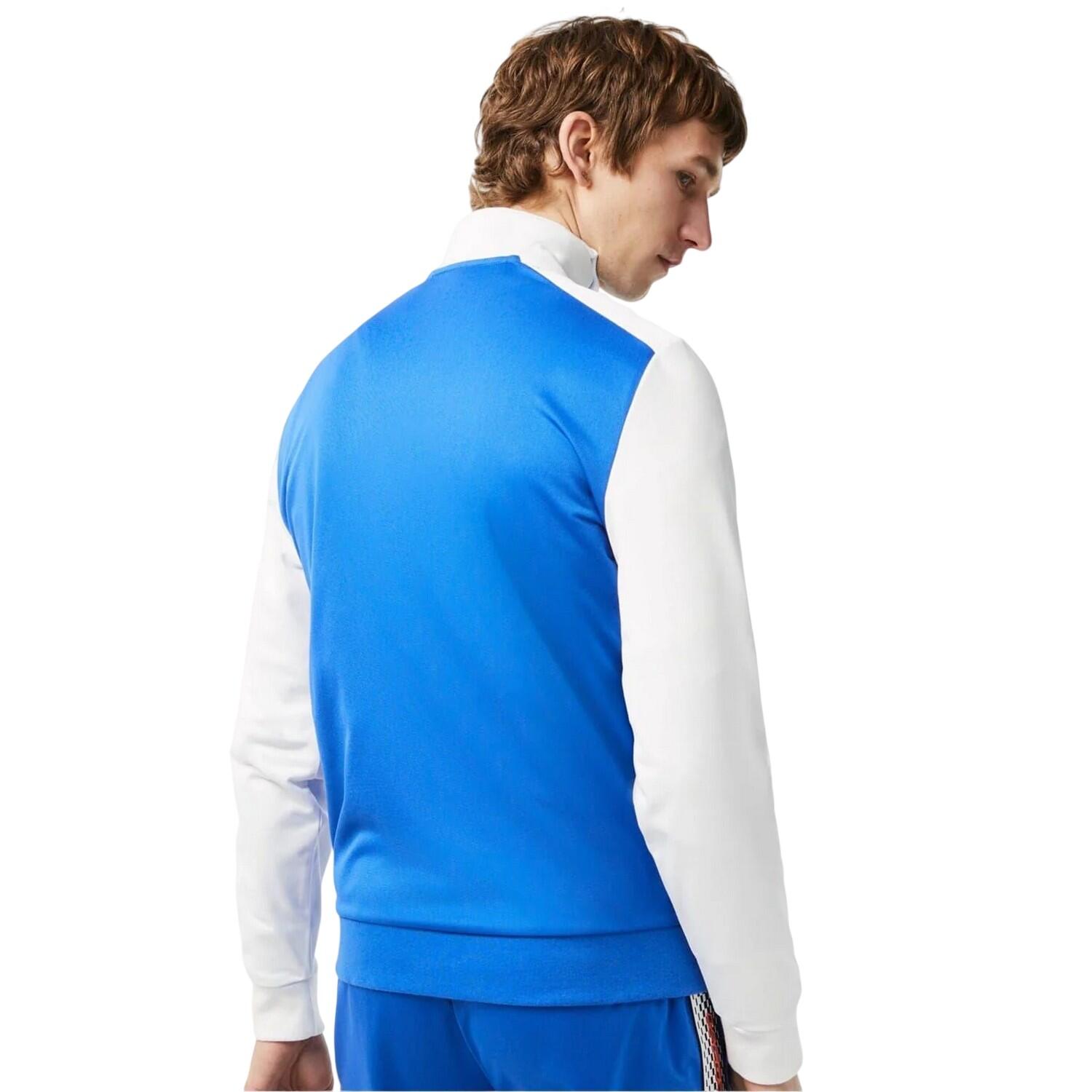 Mens Colour Block Full Zip Regular Track Jacket (Kingdom Blue) 2/3