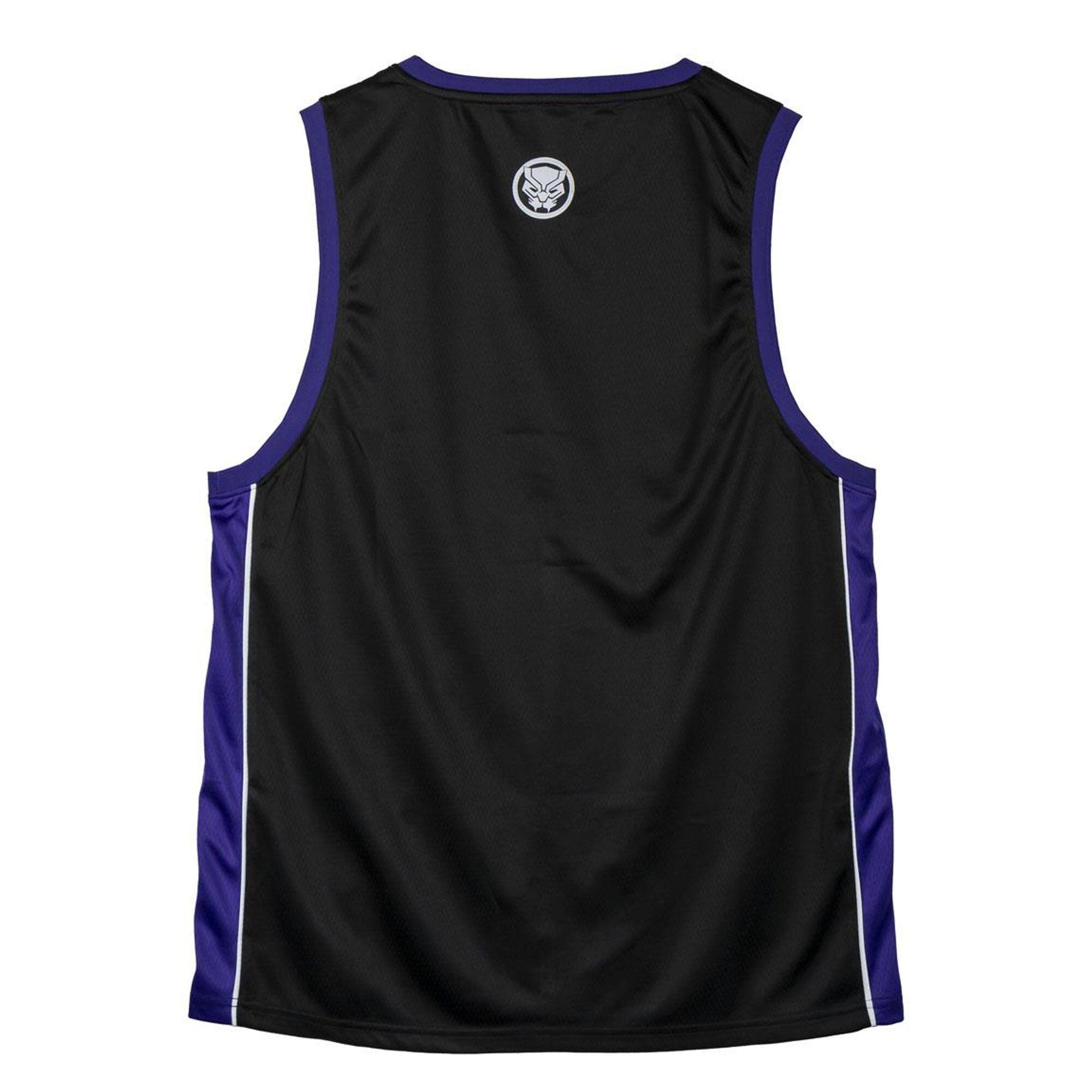 Camiseta Sin Mangas de Baloncesto Adultos Black Panther Negra 2/2