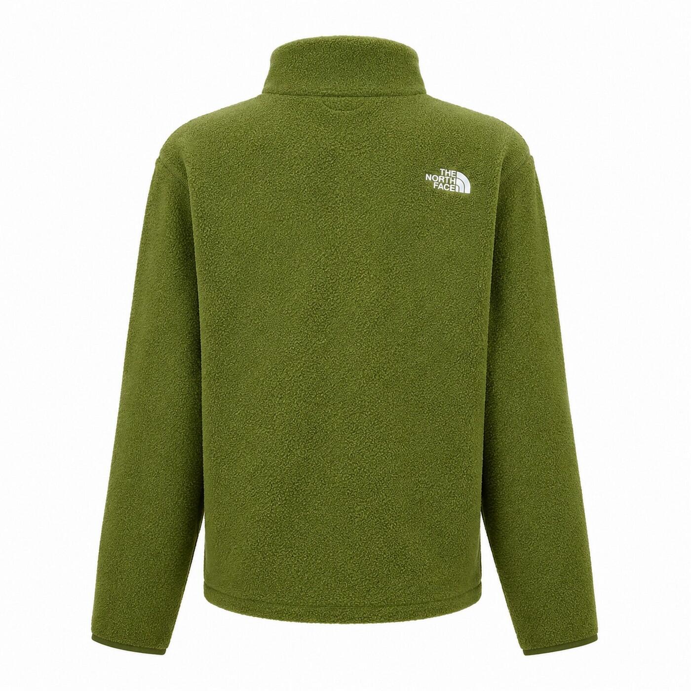 Sweatshirt für , Weiter Stehkragen Herren Waldgrün 2/2