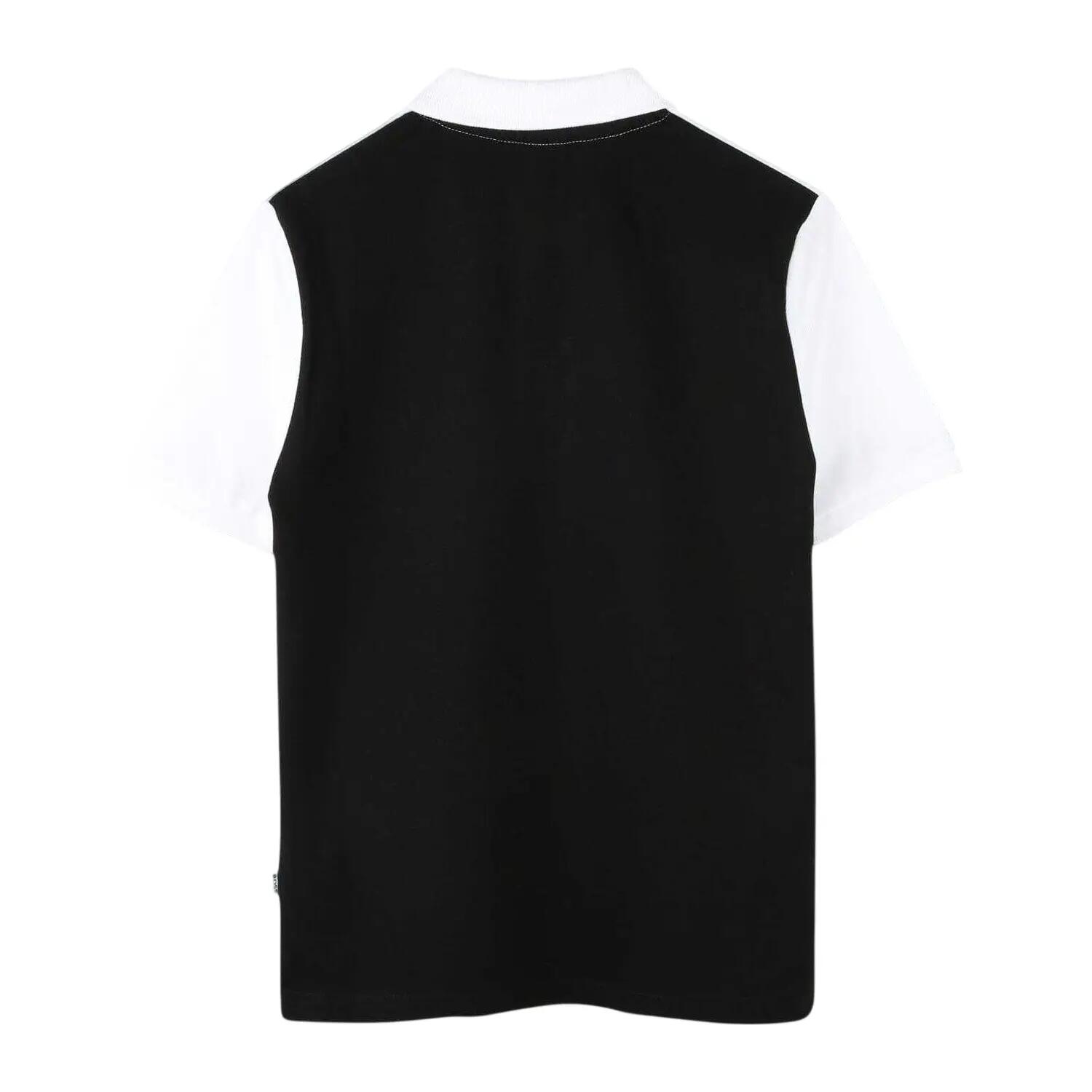 Polo Manches Courtes Enfant (Noir) 3/4