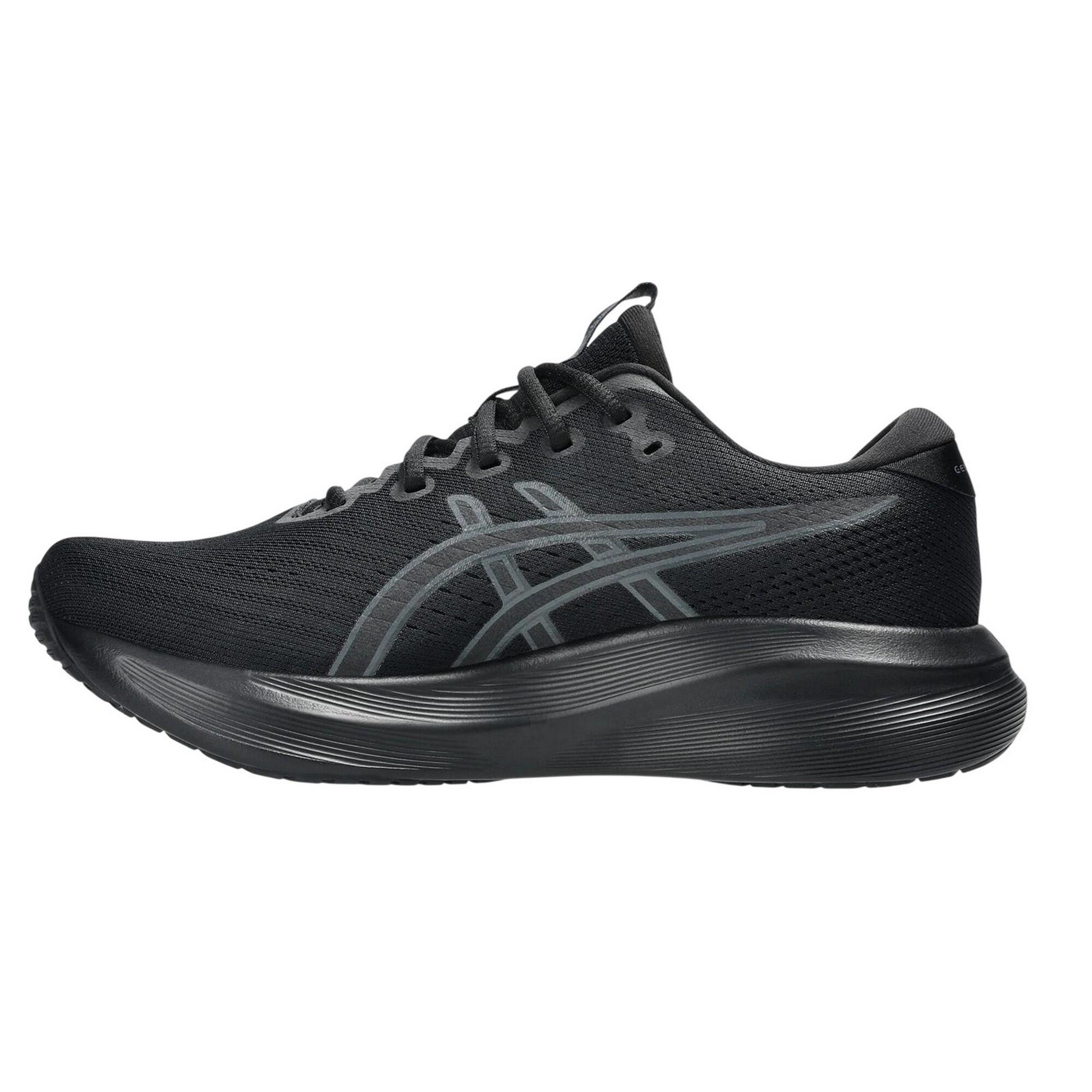 Sneaker für , gepolstert Herren Schwarz/Grau 3/4