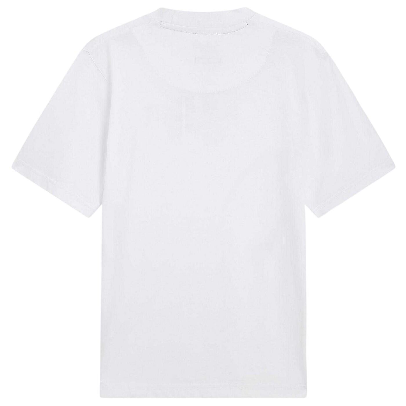 Mens Boxed Logo TShirt (White) 3/4