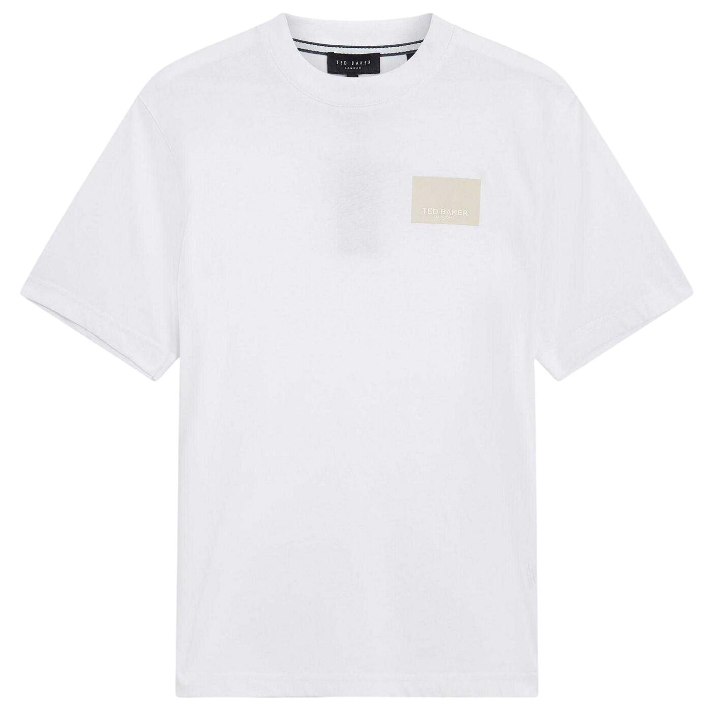 Mens Boxed Logo TShirt (White) 2/4