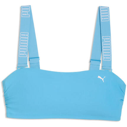 Soutien-gorge de bain Puma Swim Women Bandeau Top 1p, Bleu, Femmes