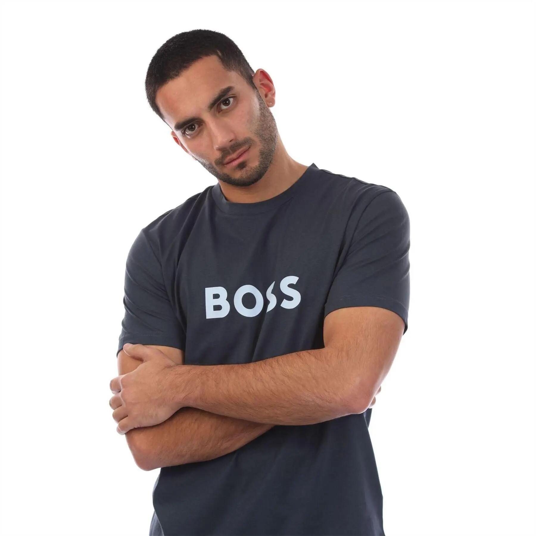 TShirt für , Baumwolle, Regulär Herren Marine 4/4