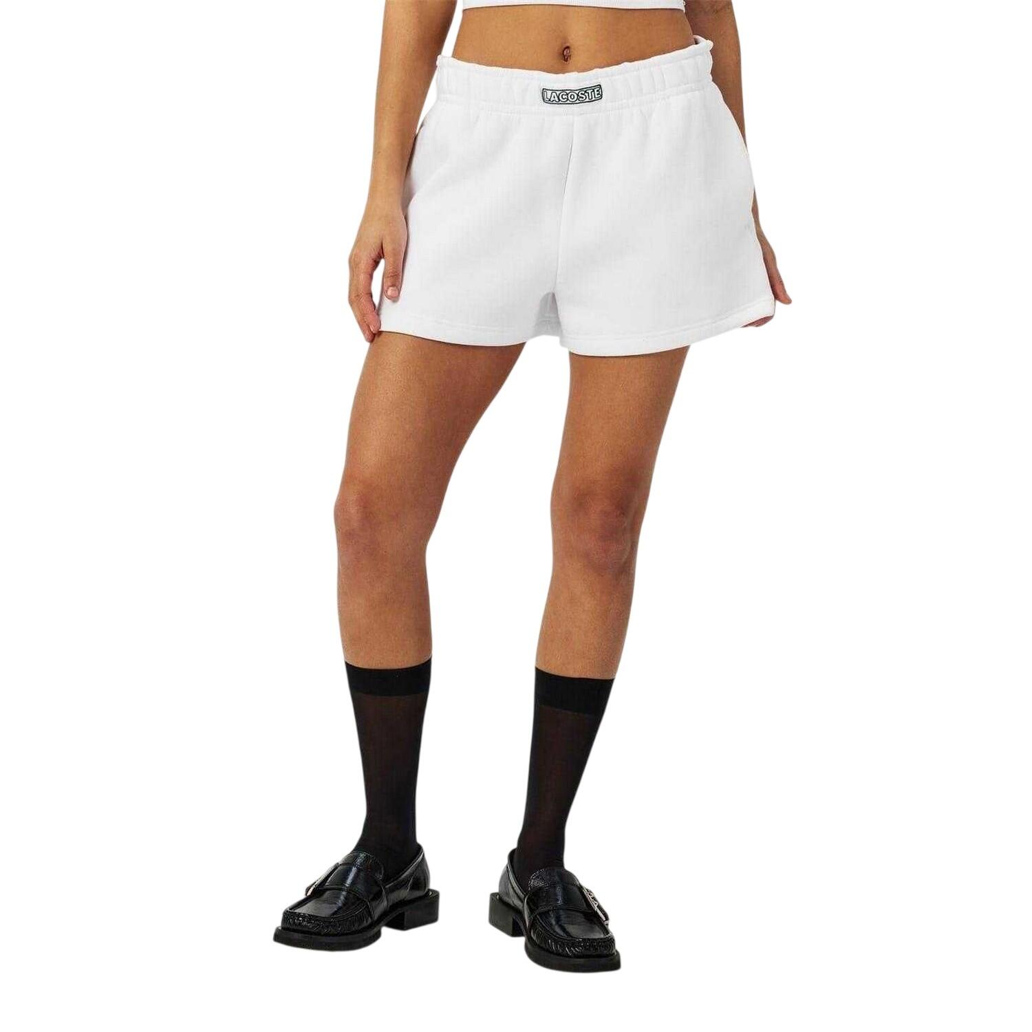 Pantaloncini Semplice Policotone Donna Lacoste Bianco 4/4