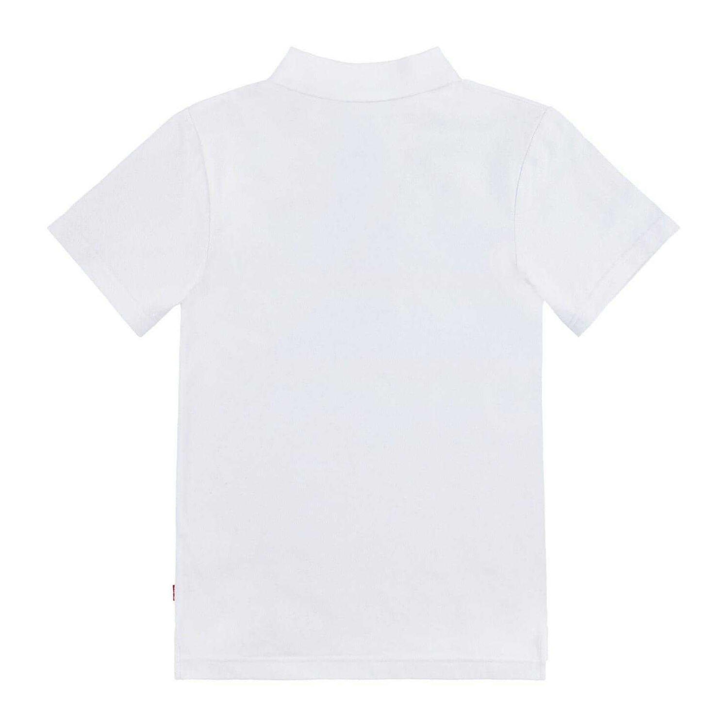 Polo Manches Courtes Enfant (Blanc) 2/3
