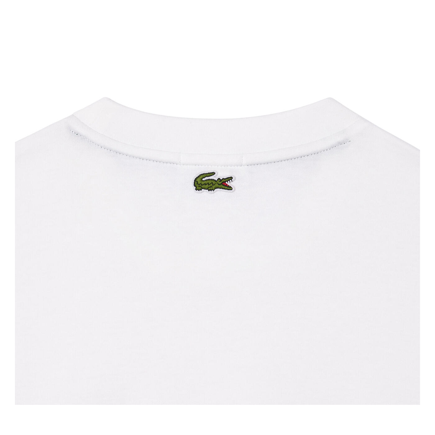 TShirt für Damen Unisex, lose Passform Herren Weiß 3/4