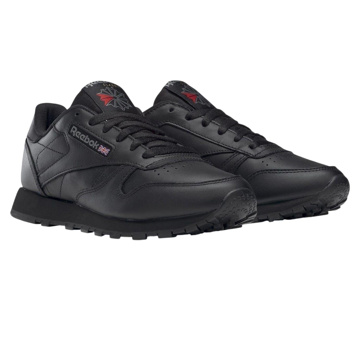 "Classic" Sneaker für , Leder Damen Schwarz 3/4