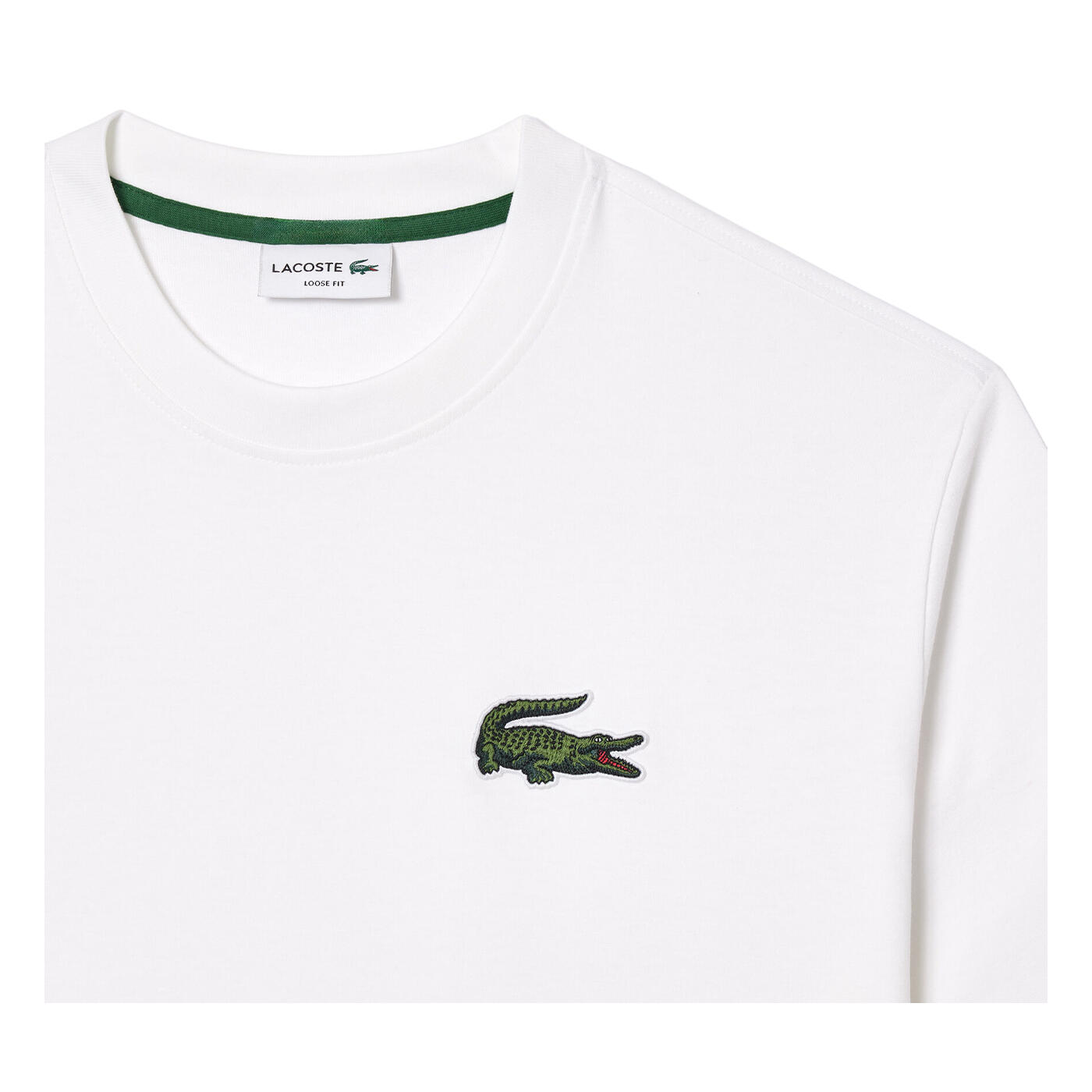 TShirt für Damen Unisex, lose Passform Herren Weiß 2/4