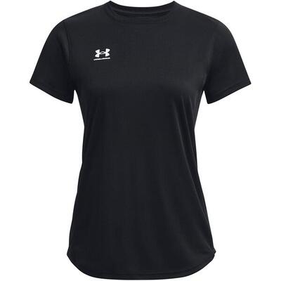Dames challenger training tshirt (zwart, wit)
