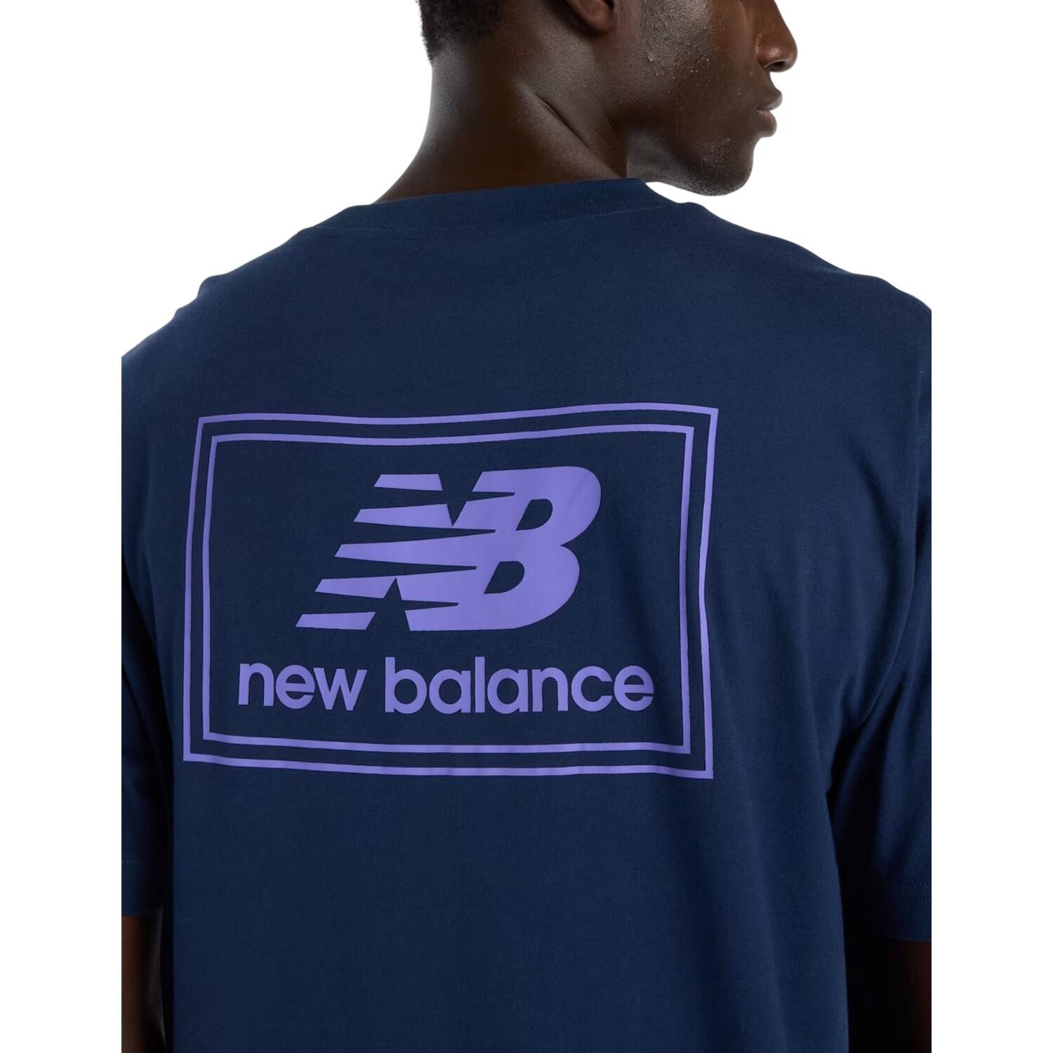 Mens Label Woven TShirt (Navy) 4/5
