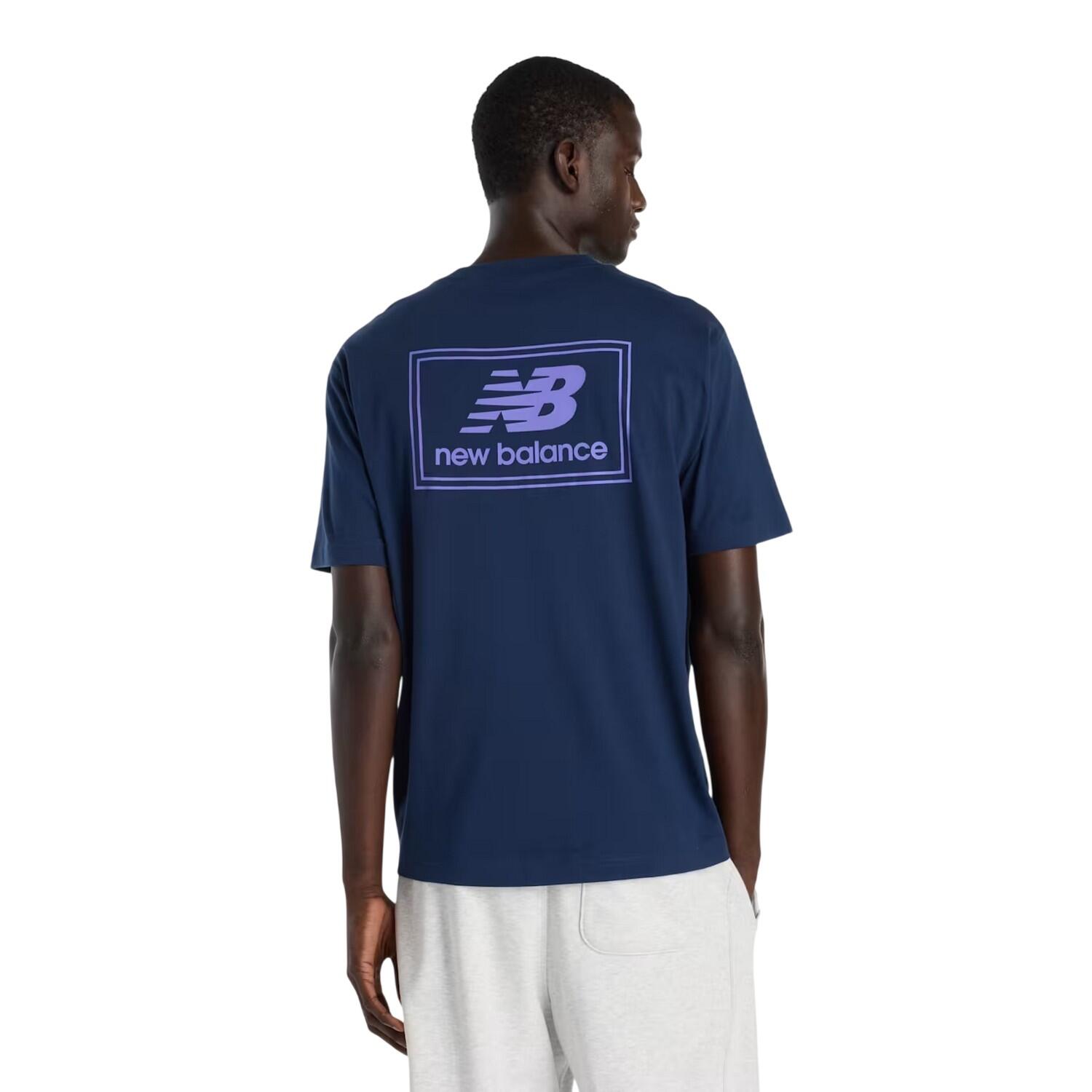 Mens Label Woven TShirt (Navy) 3/5