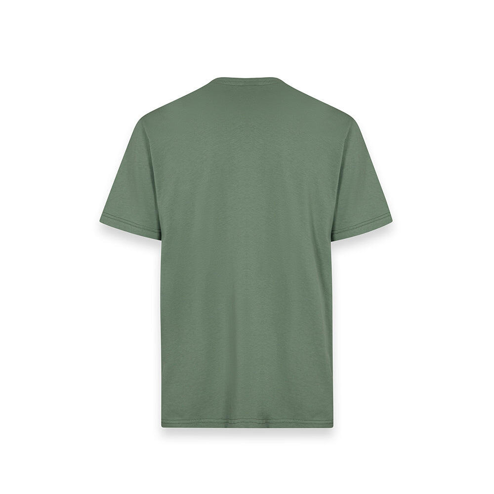 T-shirt Iconic ricamata VERDE CAMPEGGIO/ BIANCO 2/4