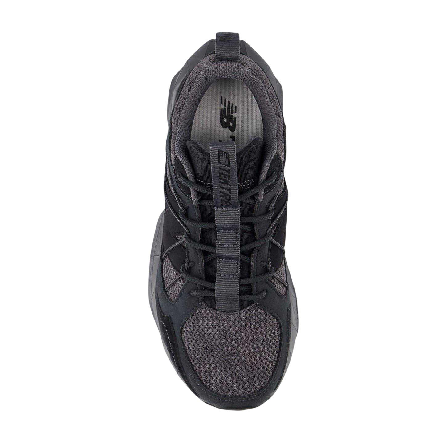 Womens/Ladies Tektrel Geometric Trainers (Black) 3/5