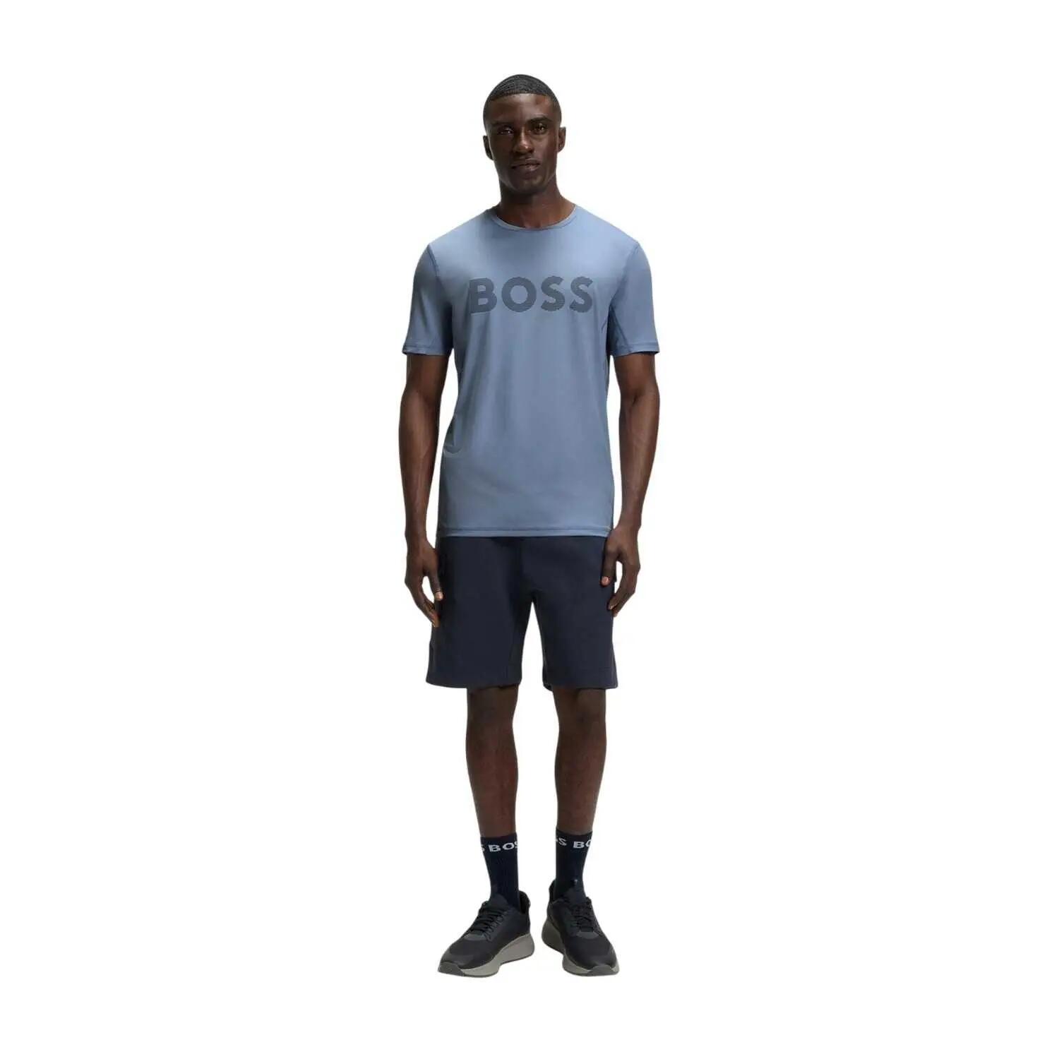 Tshirt Motif/style À Rayures Homme (Bleu) 4/4