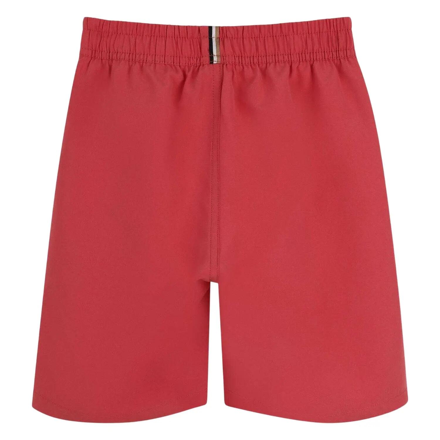 Childrens/Kids Logo Swim Shorts (Raspberry) 2/2