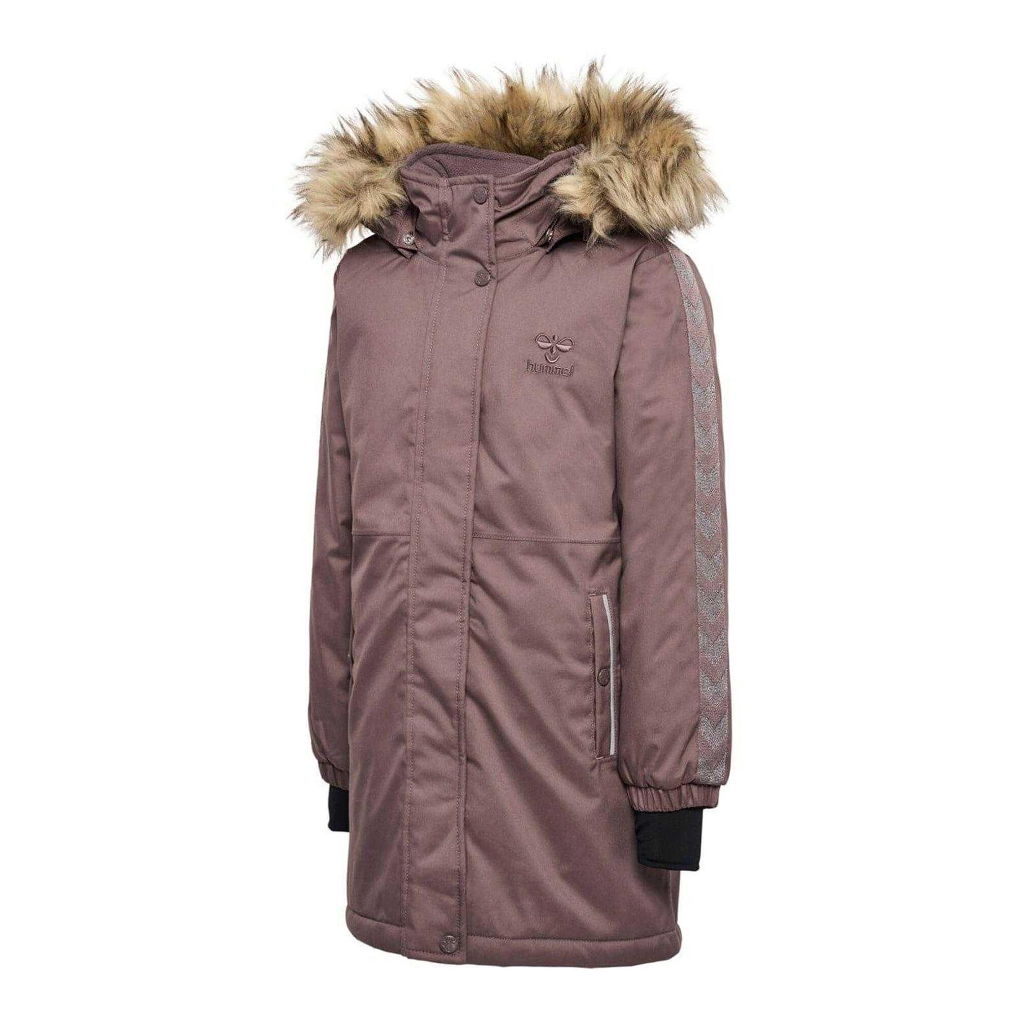 Childrens/Kids Leaf Parka (Mauve) 3/3