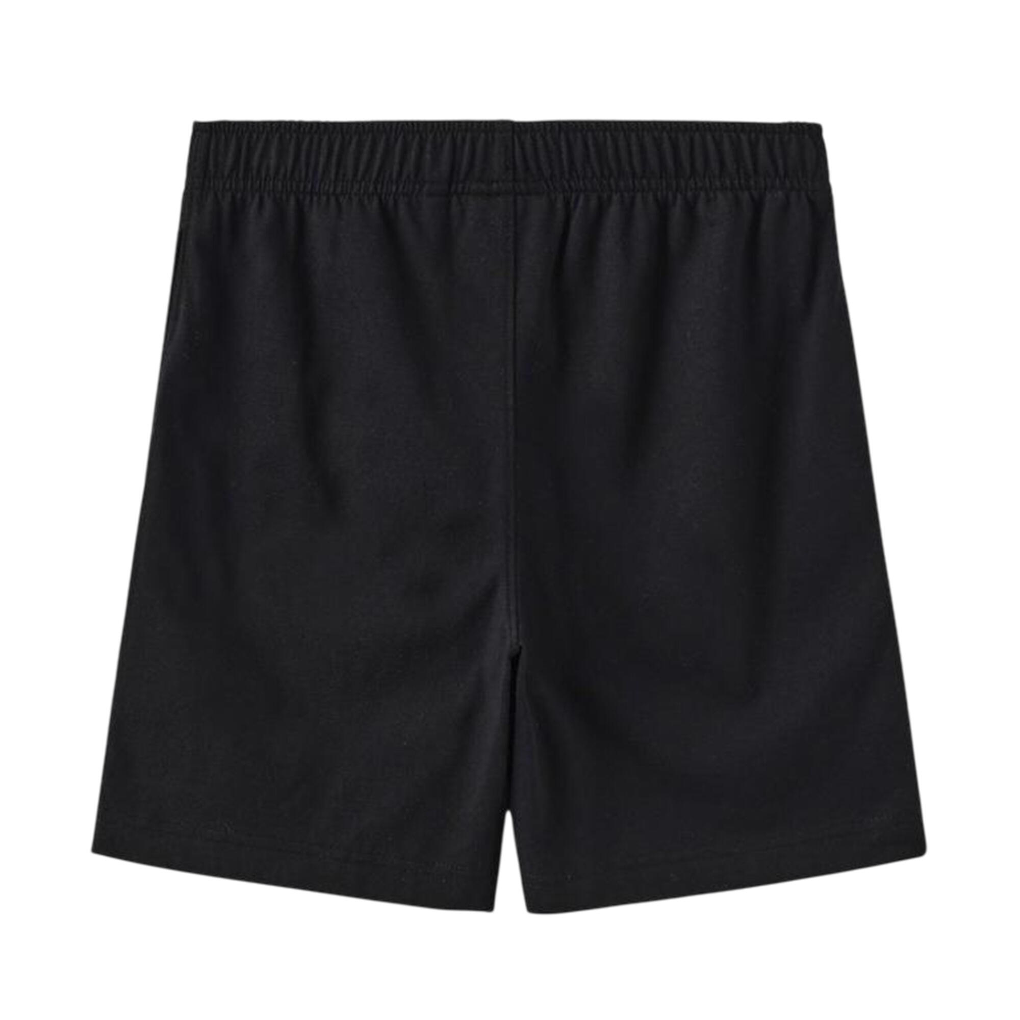 Short De Jogging Motif/style Logo Garçon (Noir) 2/2