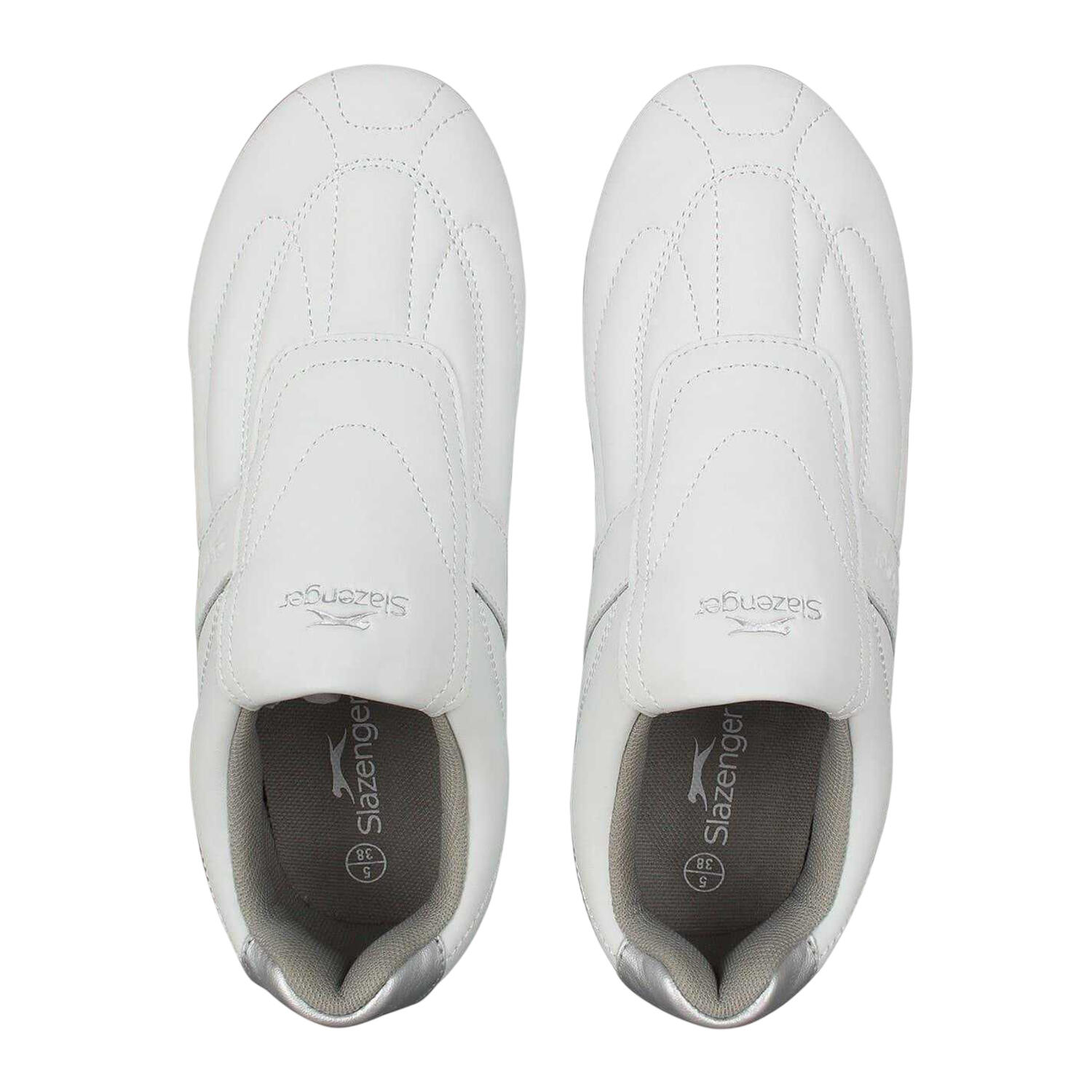 "Warrior" Sneaker für , Leder Damen Weiß 4/4