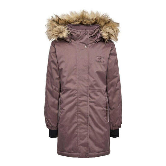Parka Motif/style Feuille Enfant (Mauve)