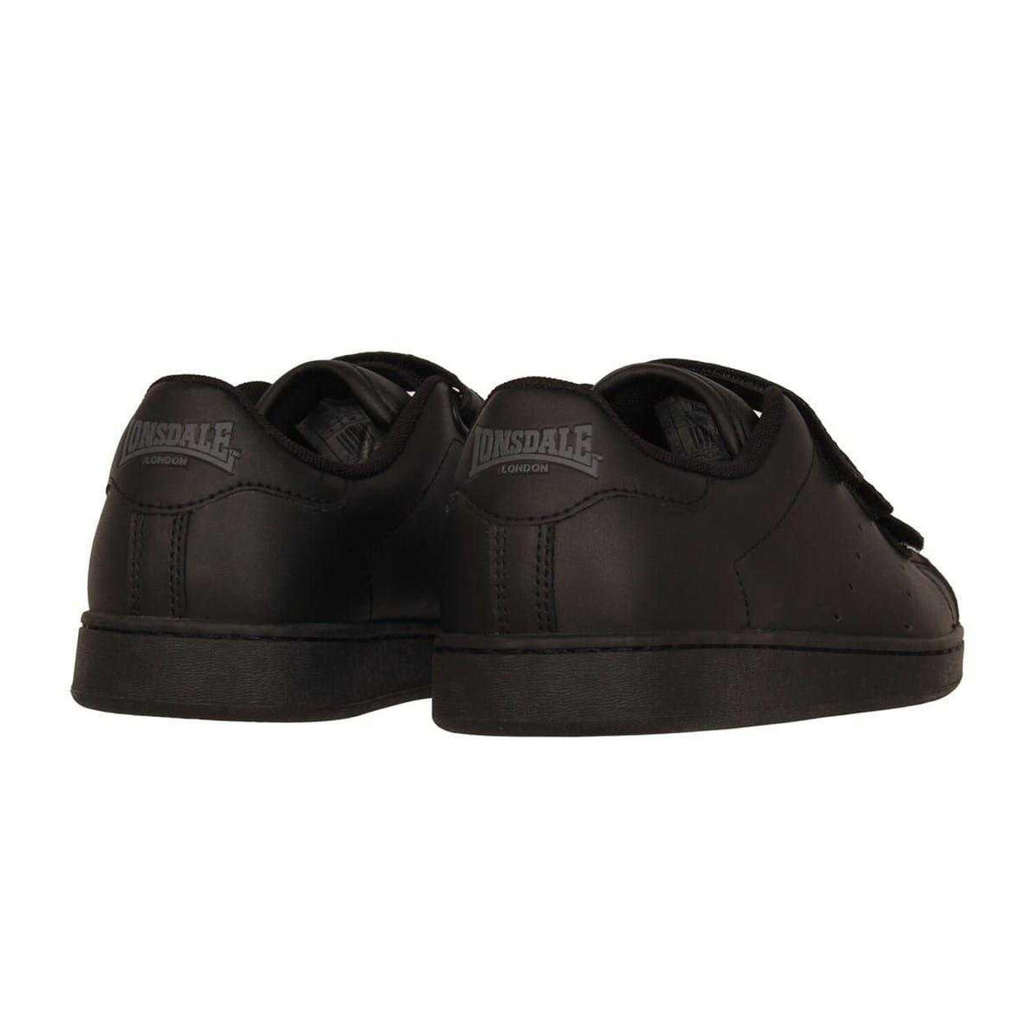 "Leyton" Sneaker für , Leder Kinder Schwarz 2/4