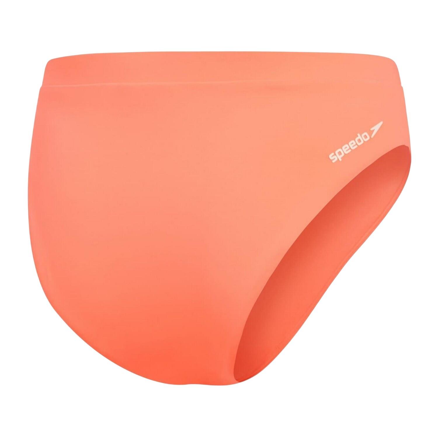 Bas De Maillot De Bain À Taille Haute Femme (Corail) 3/4