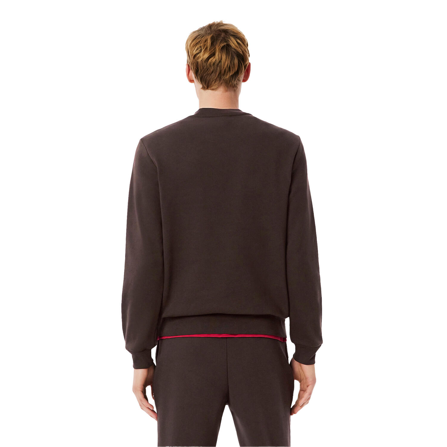 Sweatshirt für , Rundhalsausschnitt, Fleece Herren Braun 4/4