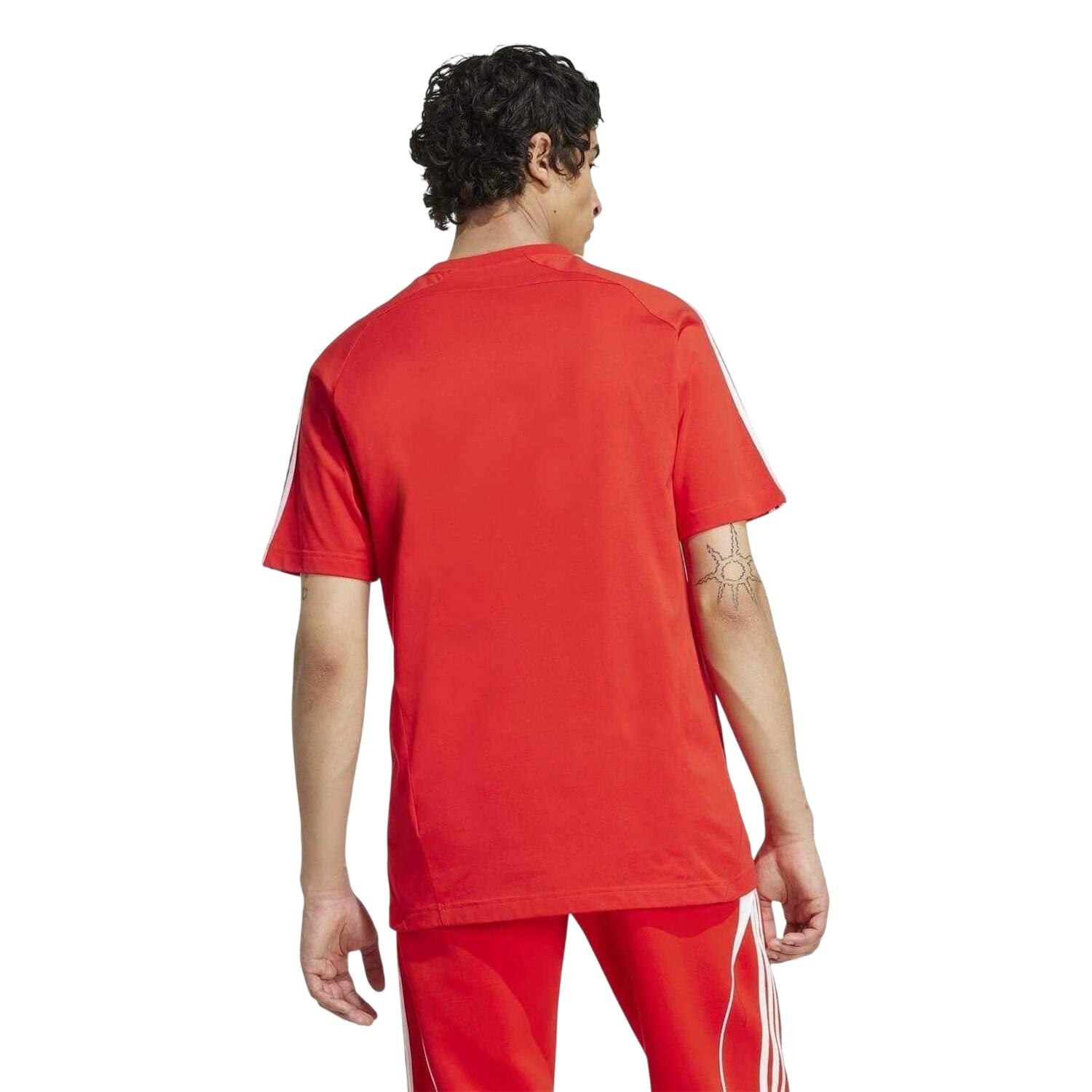 Unisex volwassen FC Bayern München TShirt (Rood, Wit) 3/3