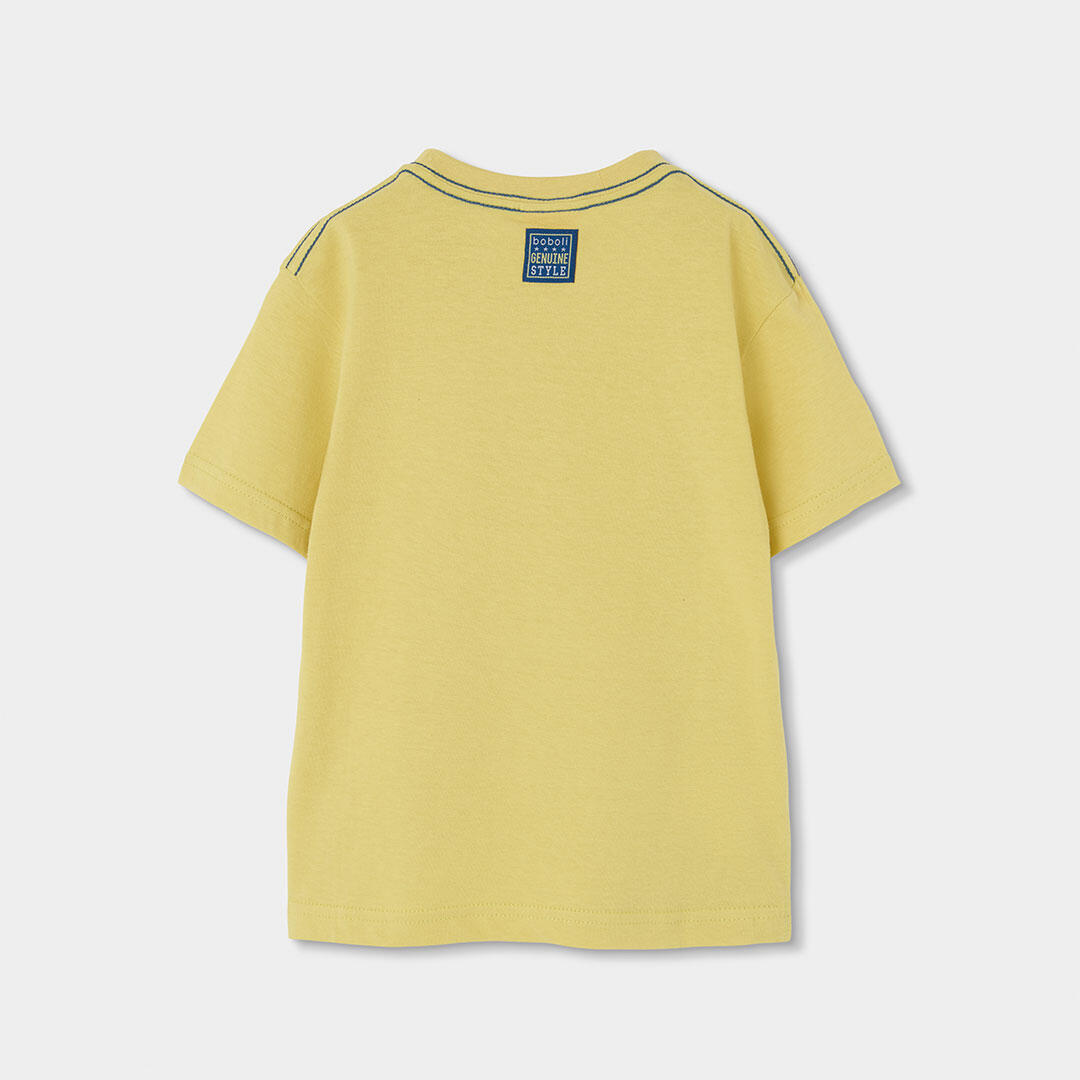 Camiseta niño algodón color lima zebra 2/4