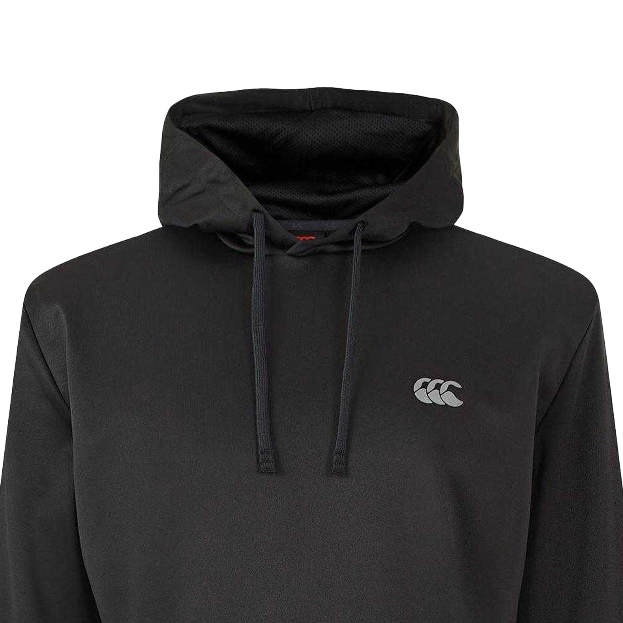 Mens Tempo Drawstring Hoodie (Black) 2/3