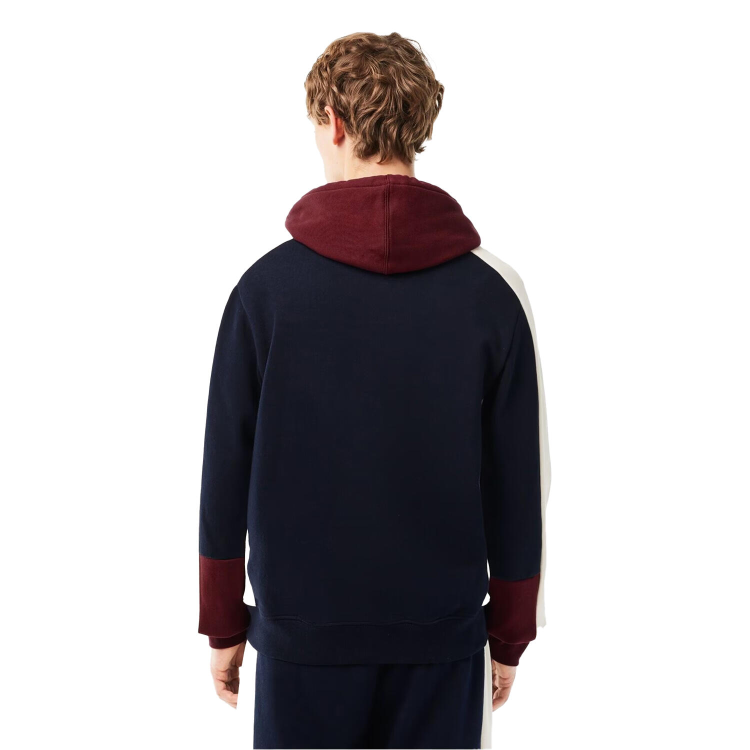 Hoodie mit durchgehendem Reißverschluss für Herren Marine 3/4