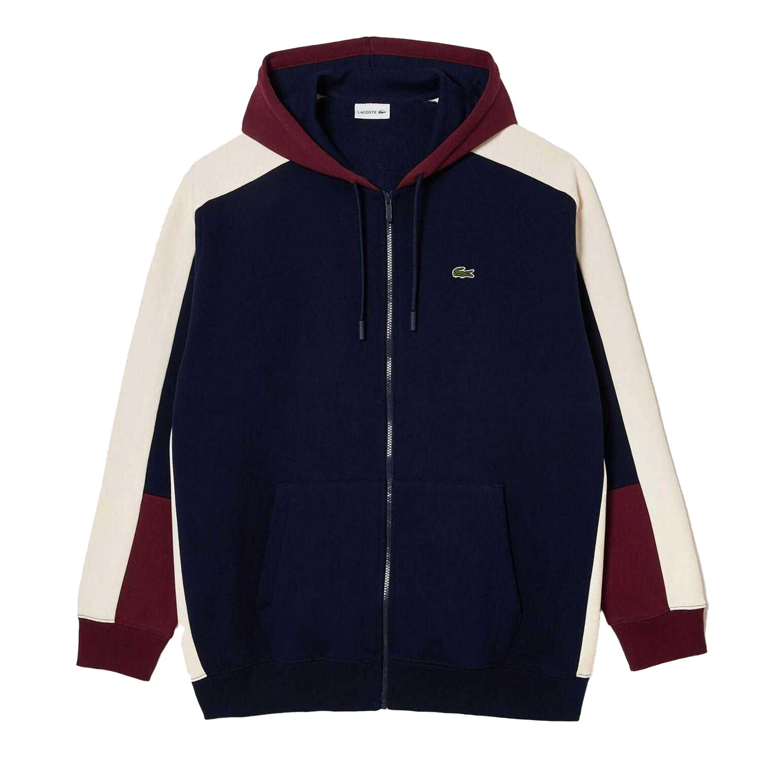 Hoodie mit durchgehendem Reißverschluss für Herren Marine 2/4