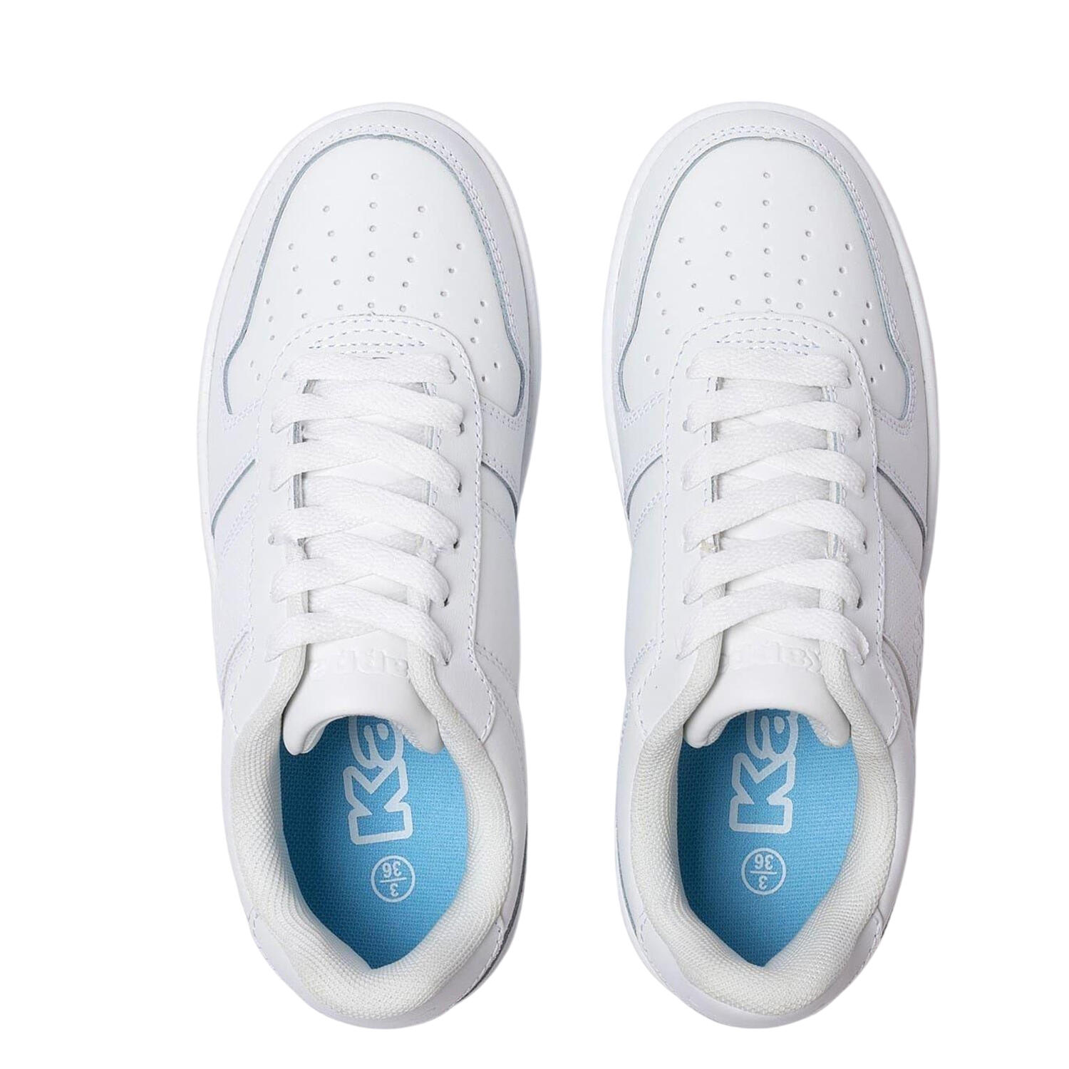 "La Morra" Sneaker für , Leder, PlattformAbsatz Kinder Weiß 3/4