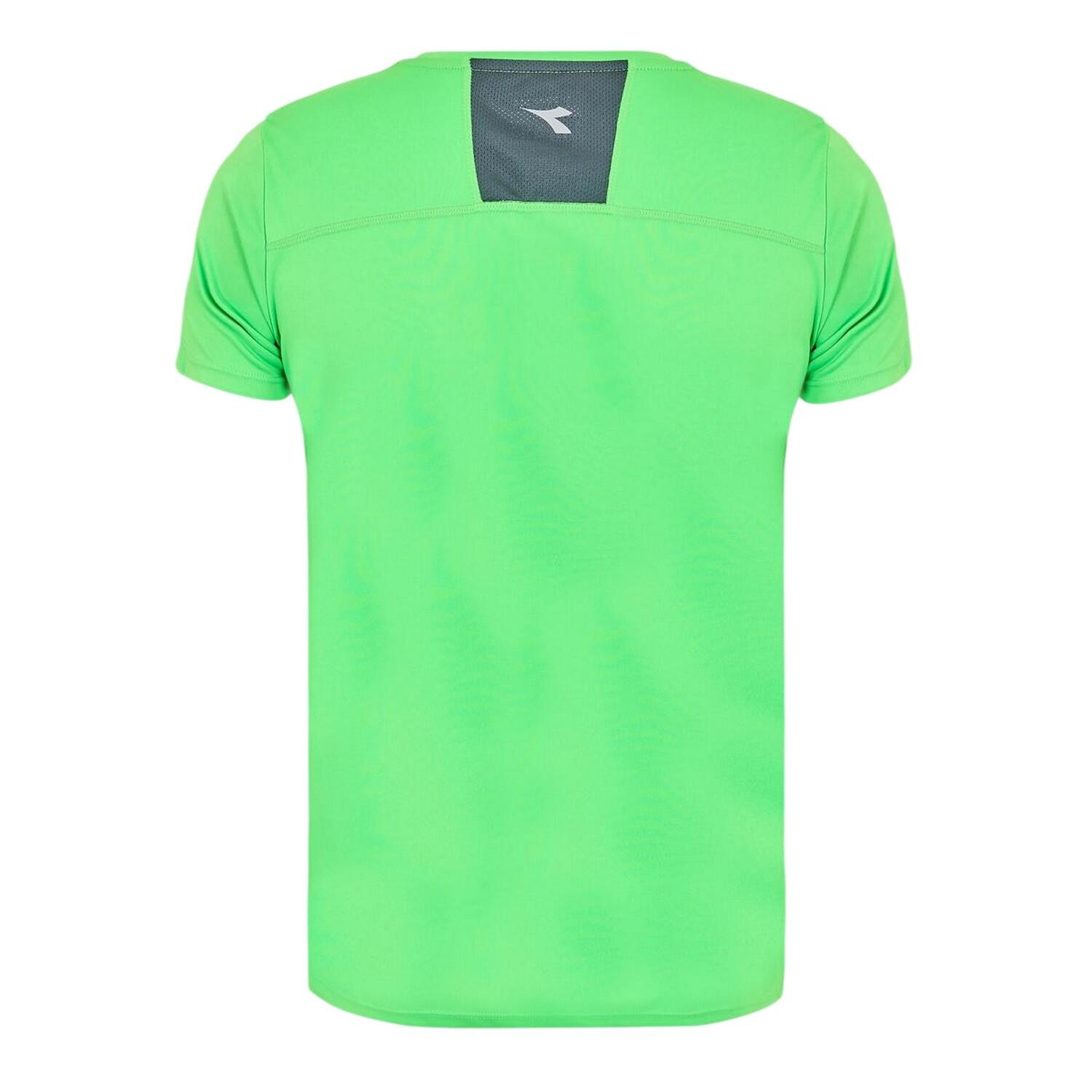 TShirt für , Rundhalsausschnitt, Wettbewerb Herren Grün Fluoreszierend 2/2