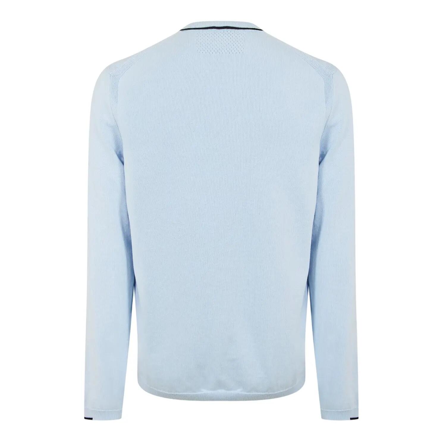 Pull Motif/style Logo Brodé Homme (Bleu) 2/2
