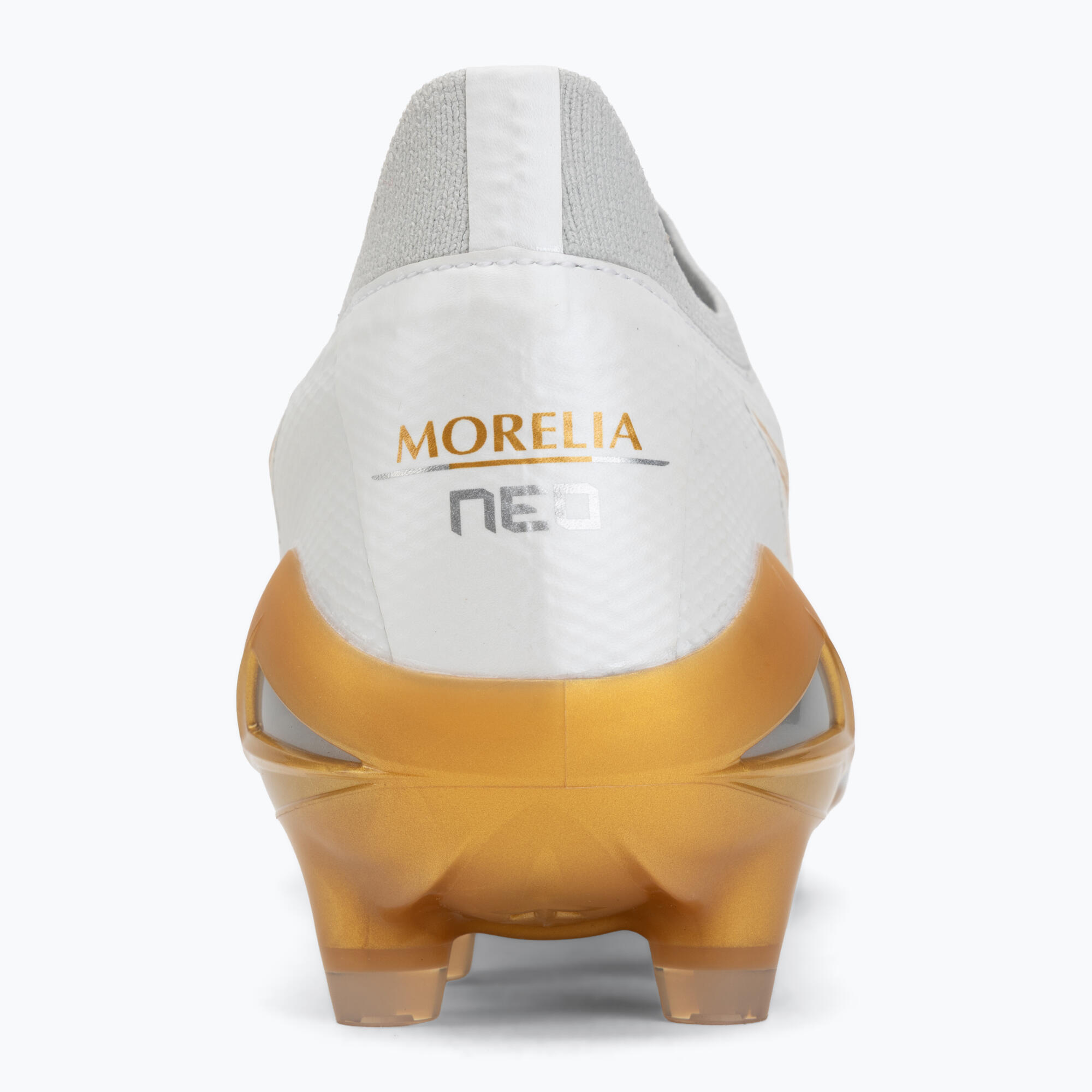 Buty piłkarskie Mizuno Morelia Neo IV Beta Elite FG white/mp gold/cool gray 3c 6/7