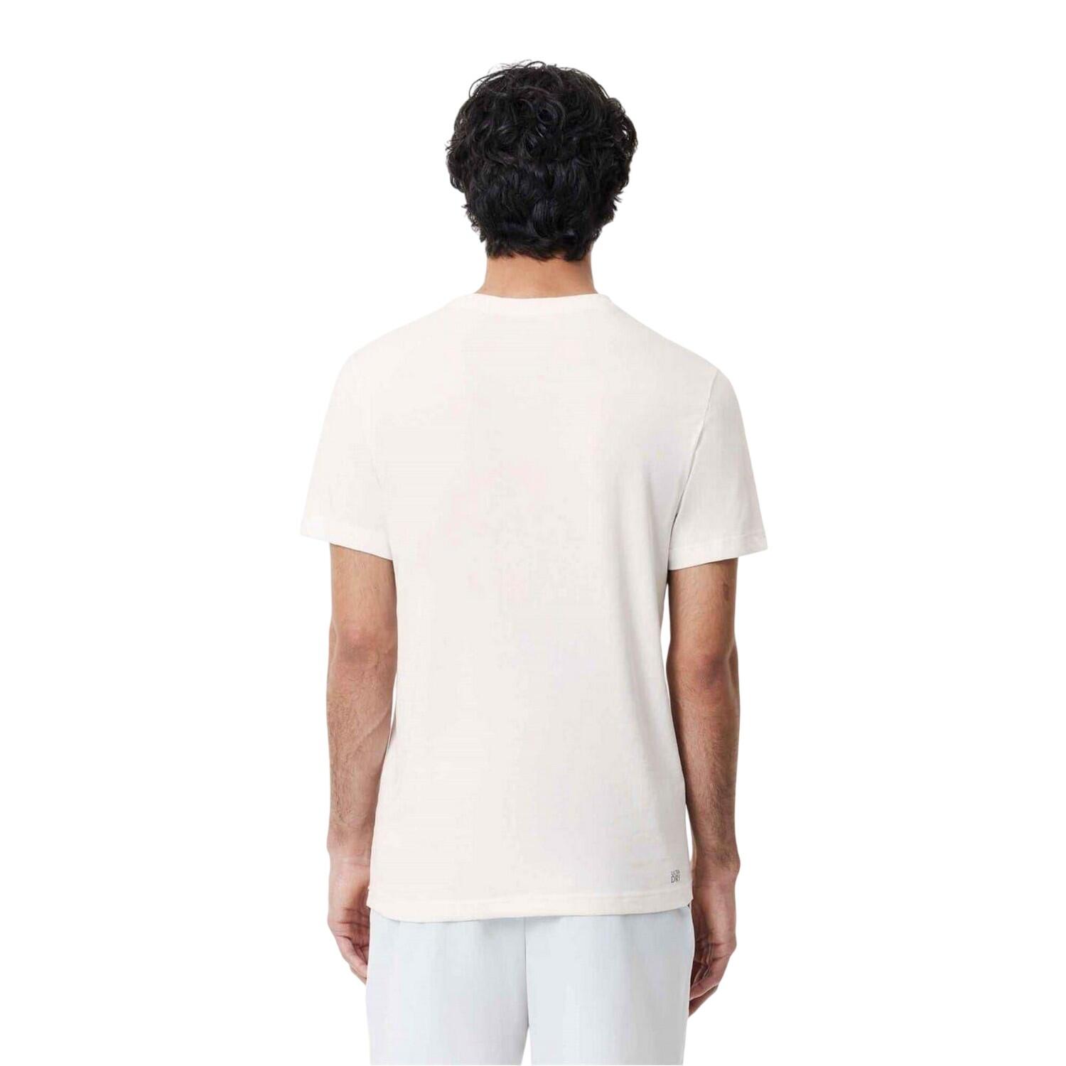 Heren Logo Quick Dry Regular TShirt (Wit) 3/5