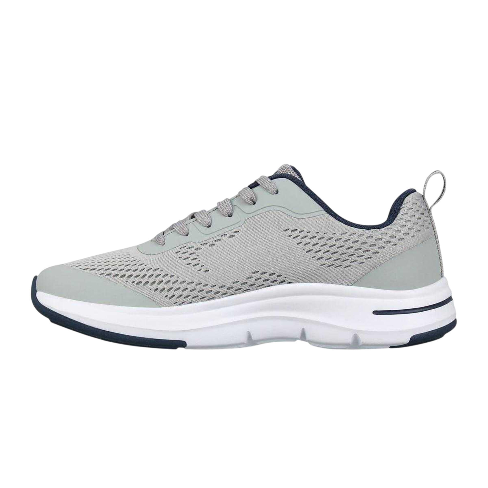 Scarpe Sportive Maglia A ReteUomo Slazenger Curve Support Grigio Bianco 3/4