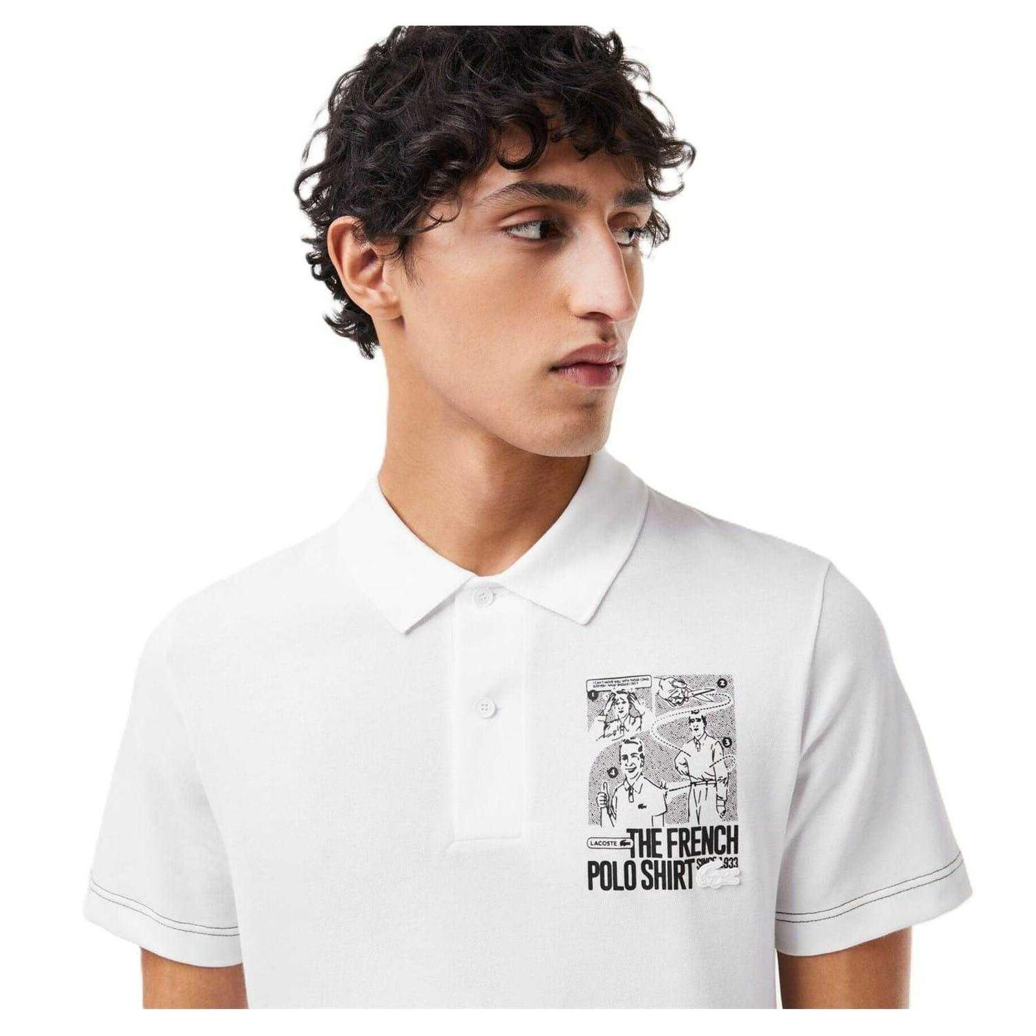 "The French" Poloshirt für , Regulär Herren Weiß 3/3