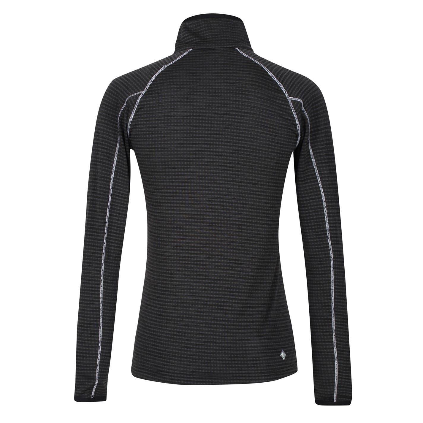 Felpa Raglan A Maniche Lunghe Donna Regatta Yonder Nero 2/4