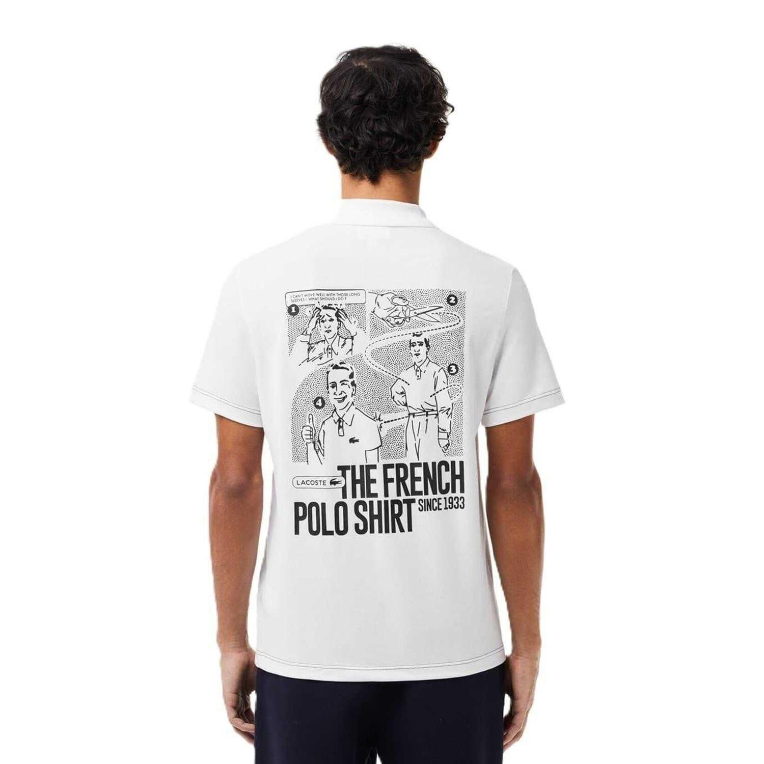 "The French" Poloshirt für , Regulär Herren Weiß 2/3