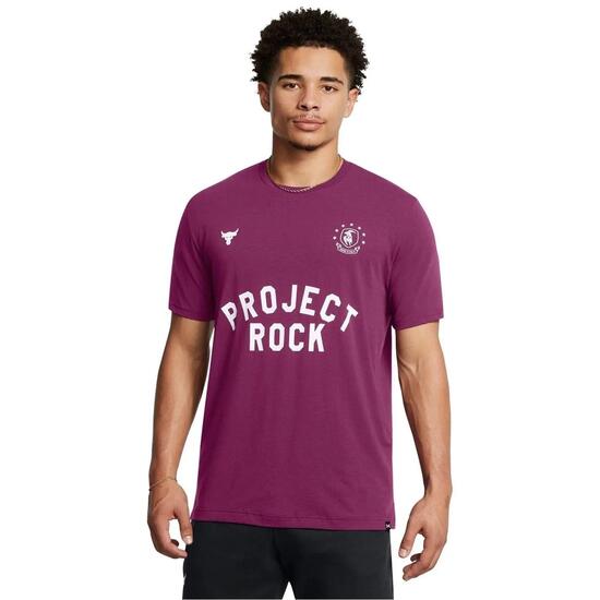 Maglietta Uomo Under Armour Project Rock Viola