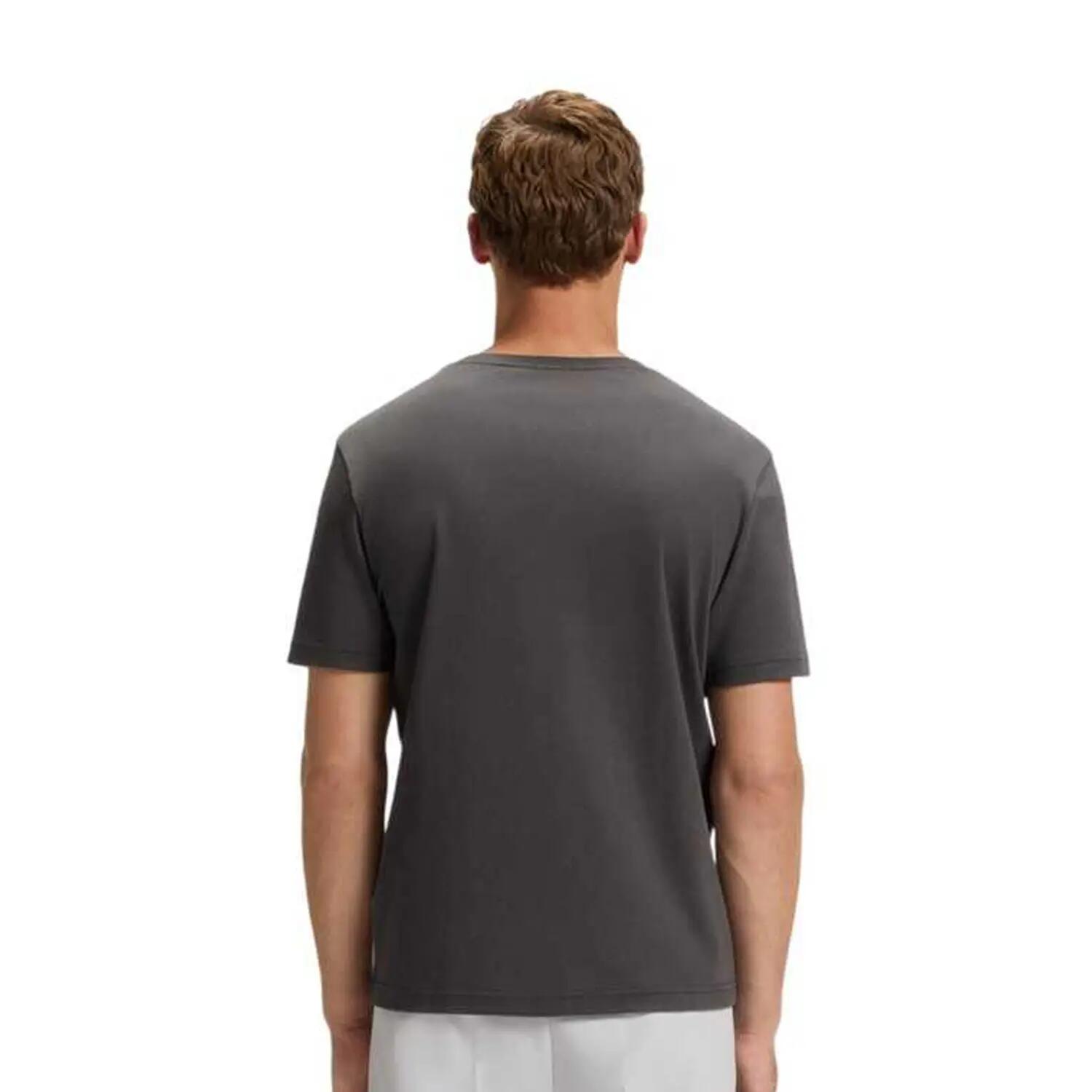 Mens Future Regular TShirt (Dark Grey) 3/4