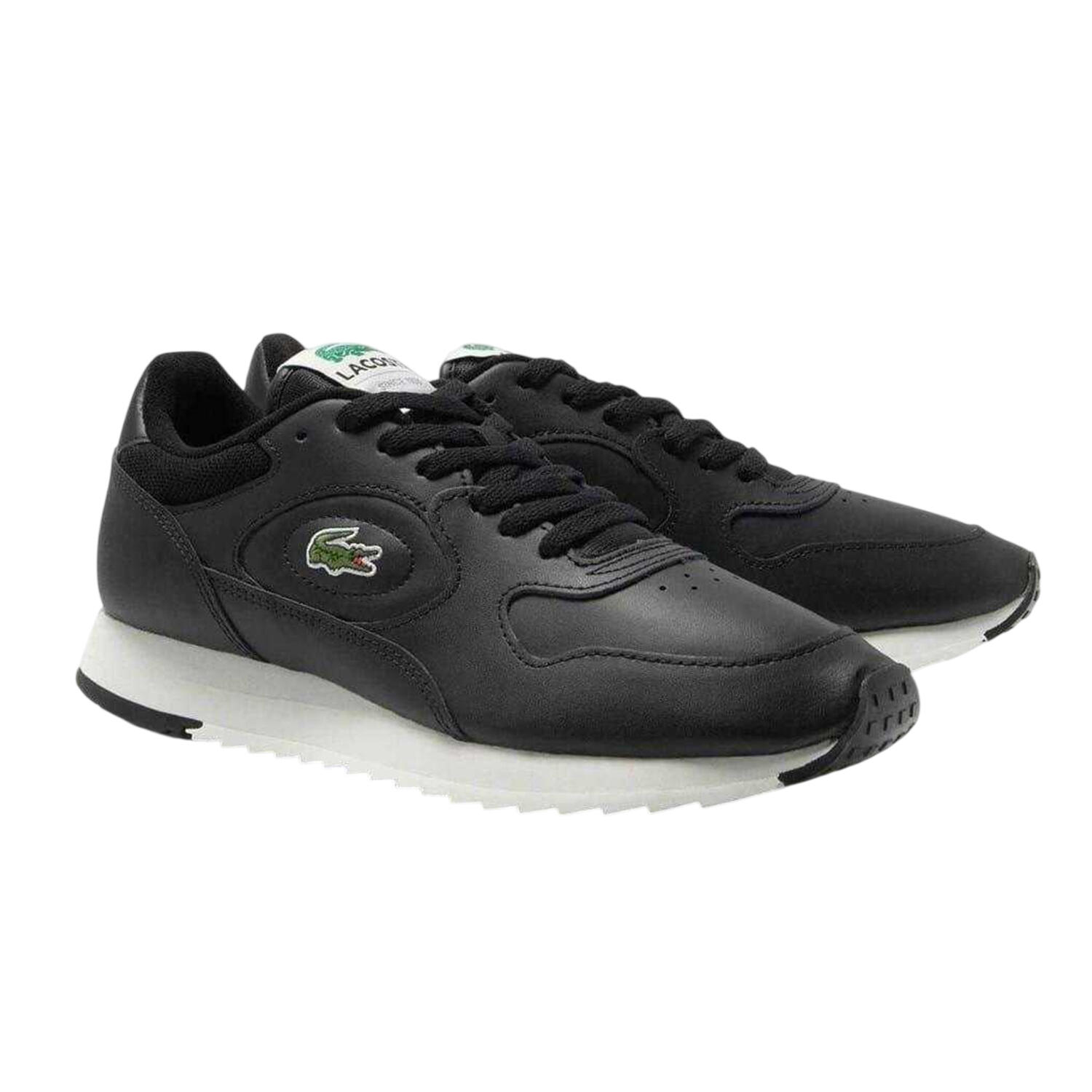 "Linetrack" Sneaker für , Leder Herren Schwarz/Naturweiß 3/3