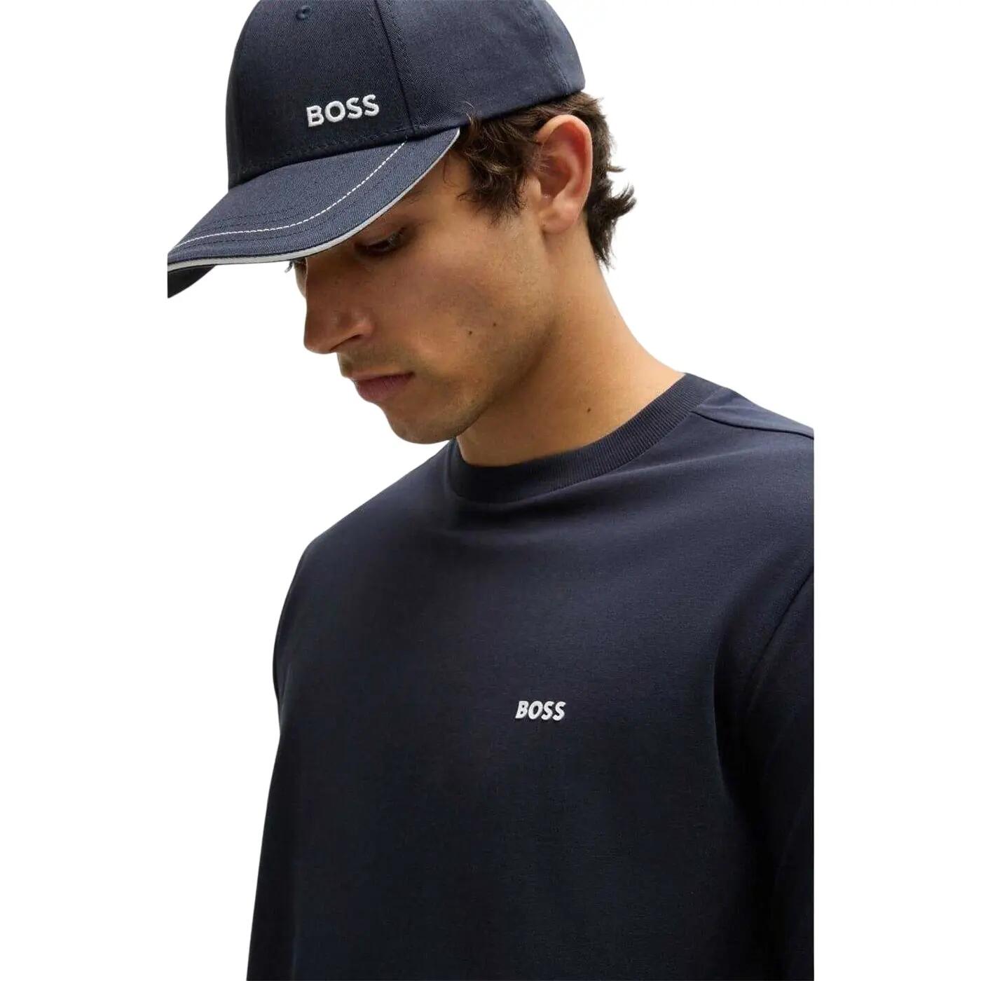 Mens Classic Logo Regular TShirt (Dark Blue) 4/5